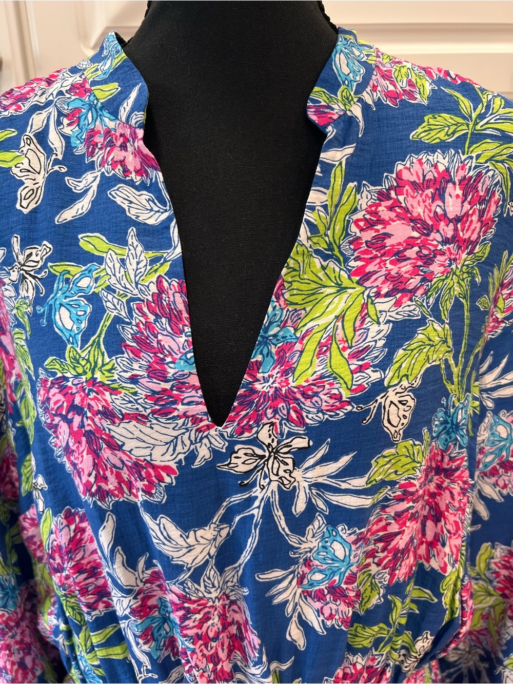 Lilly Pulitzer Axton Dress in Dahlia Licious - Size 14 - Picture 4 of 8